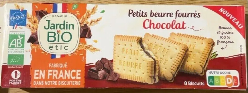 Petits beurre fourres chocolat
