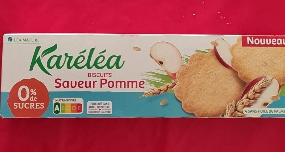 Biscuit saveur pomme