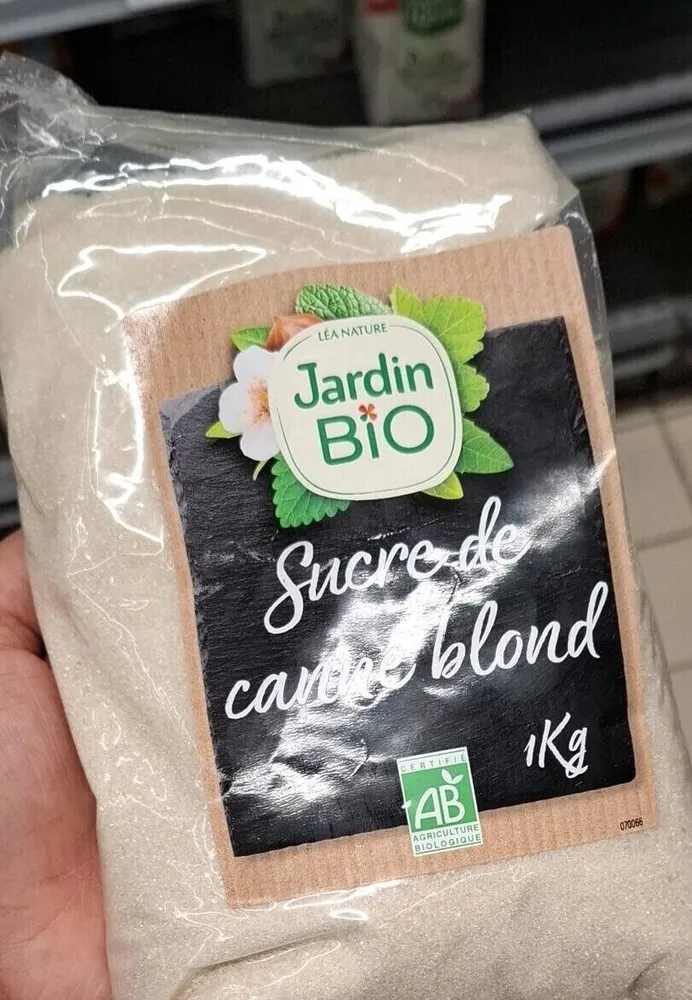 Sucre de canne blond
