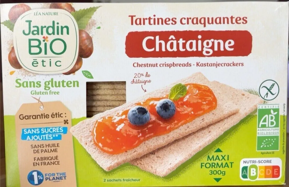 Tartines craquantes châtaigne