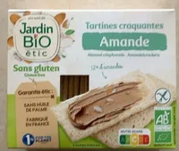 Tartines craquantes amande
