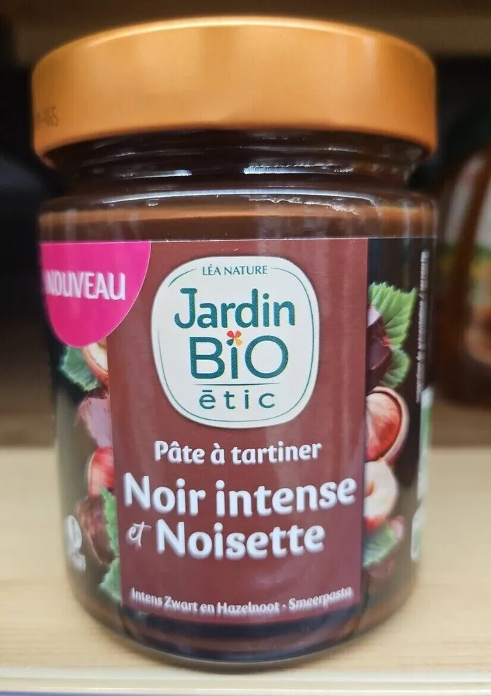 Pâte à tartiner Noir intense et noisette
