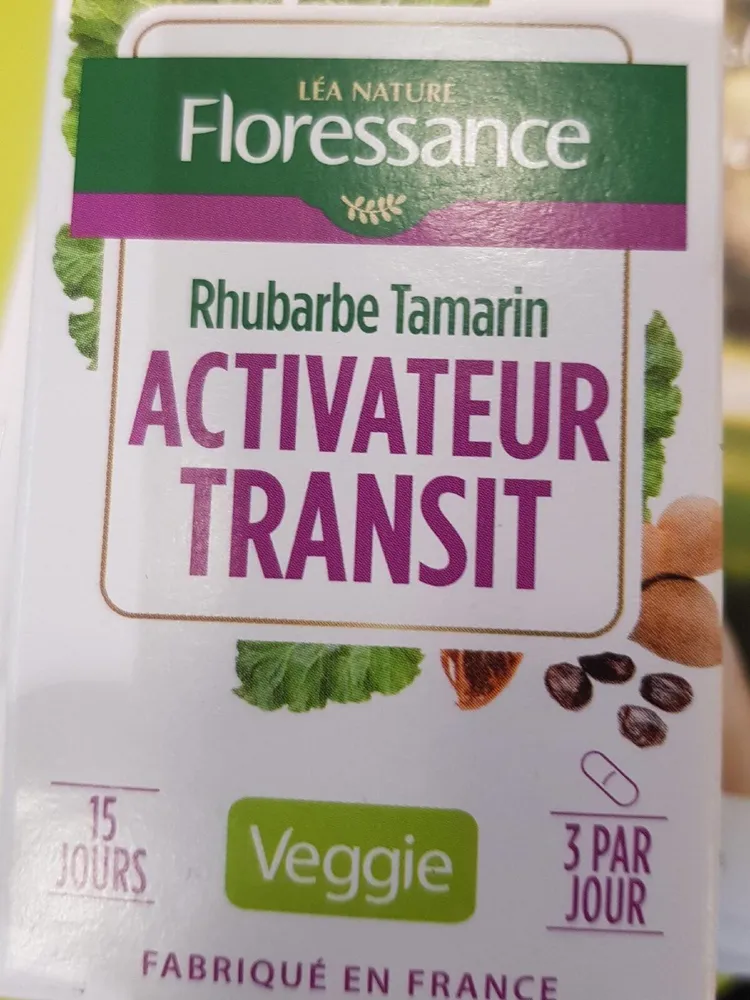 Floressance Gelule Vegetale Activateur Transit Rhubarbe45G