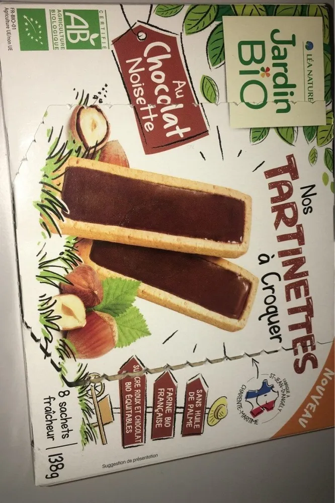 Nos Tartinnettes à croquer