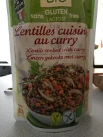 Lentilles cuisinees au curry