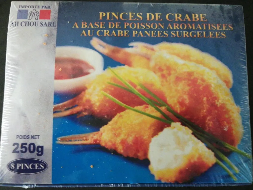 Pinces de crabe panées