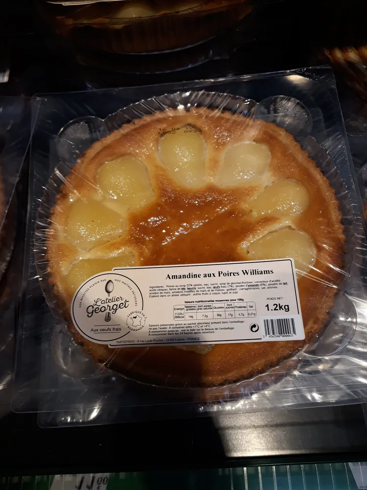 Tarte Amandine aux poires