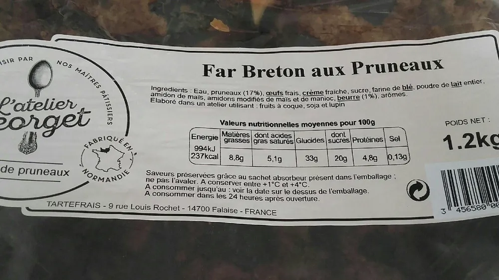 Far Breton aux pruneaux