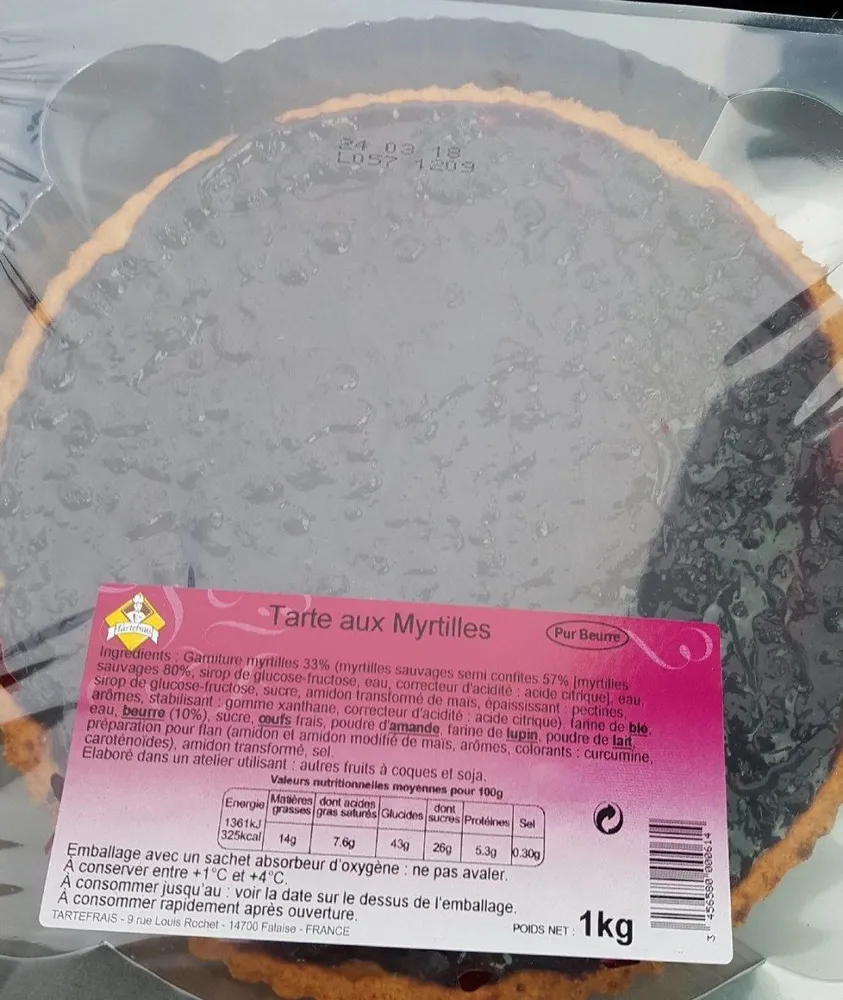 Tarte Aux Myrtilles Sauvages