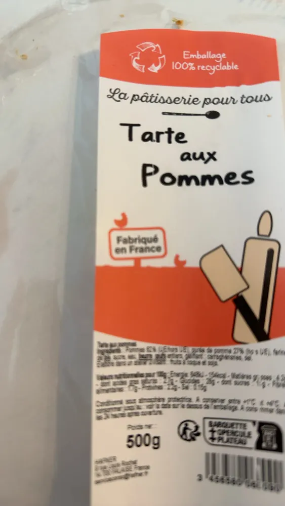 Tarte aux pommes
