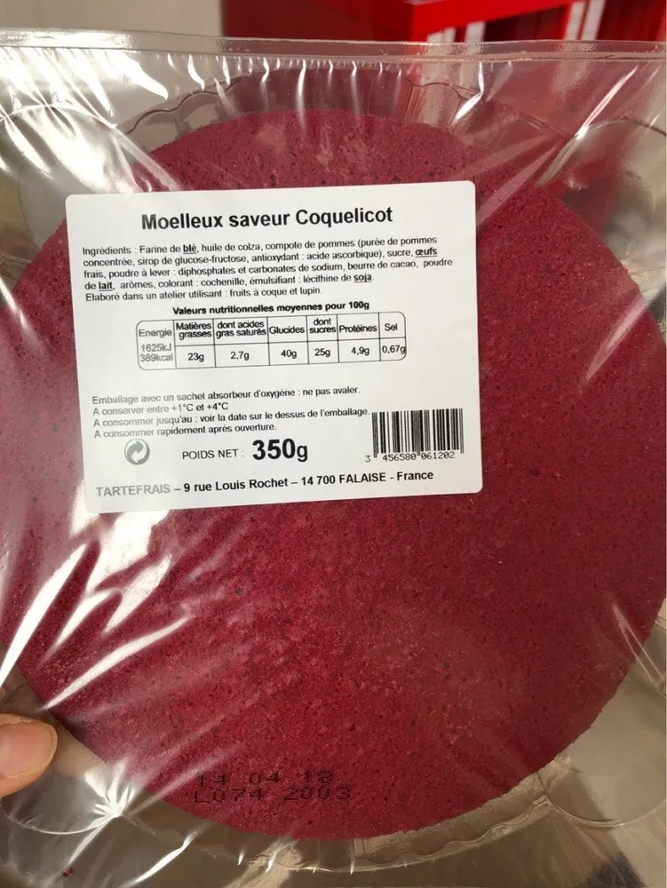 Moelleux Saveur Coquelicot