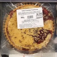 Tarte crumble framboise
