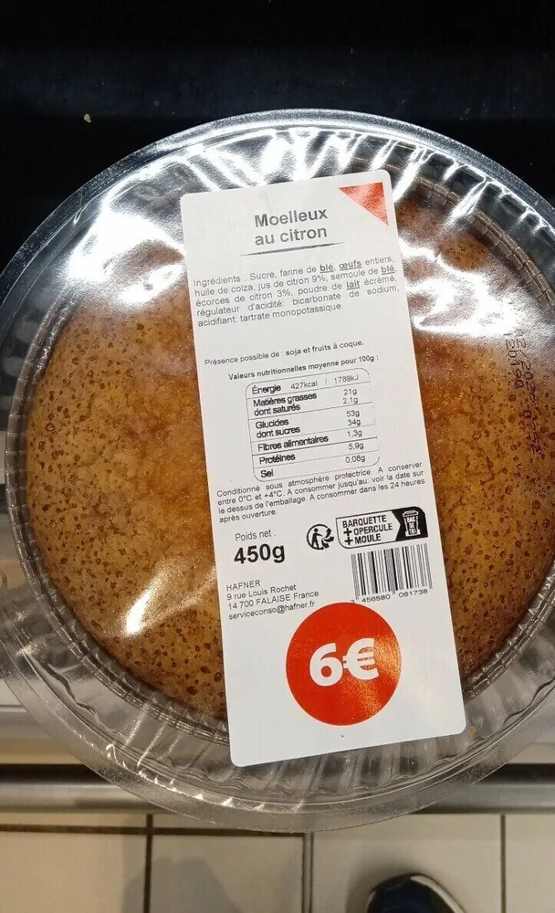 Moelleux au citron