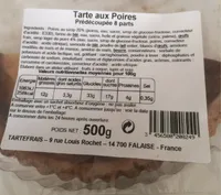 Tarte aux poires