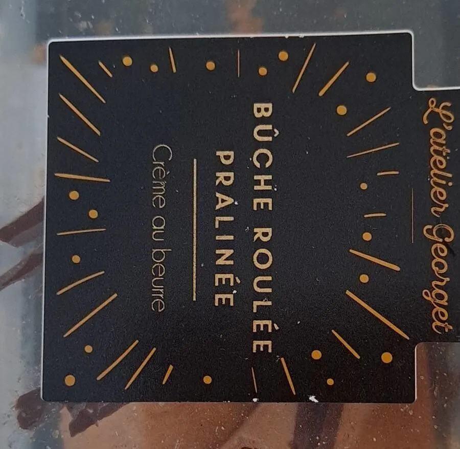 Bûche roulée pralinée