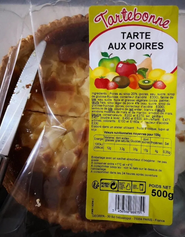 Tarte aux poires