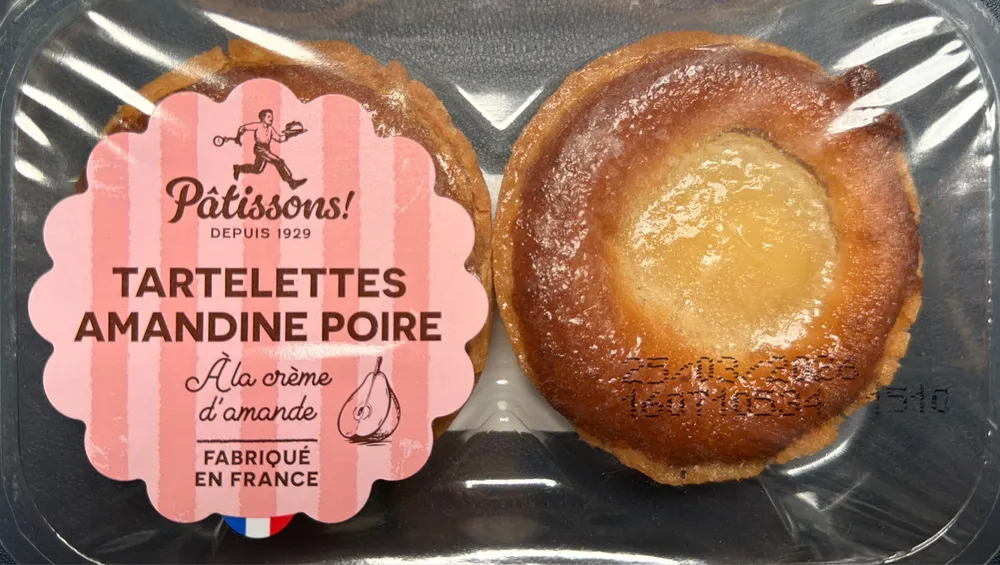 Tartelettes Amandine Poire