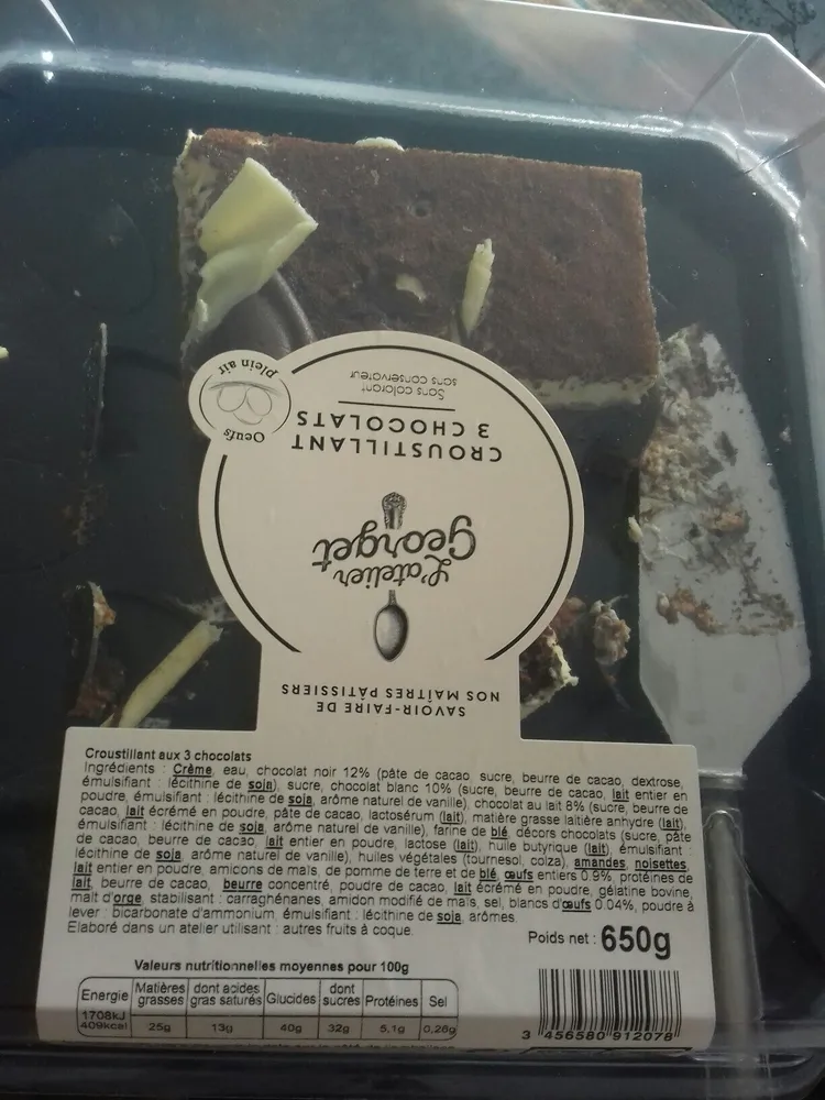 croustillant 3 chocolats