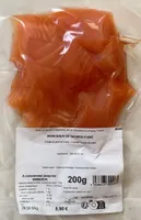 Morceaux de saumon fumé