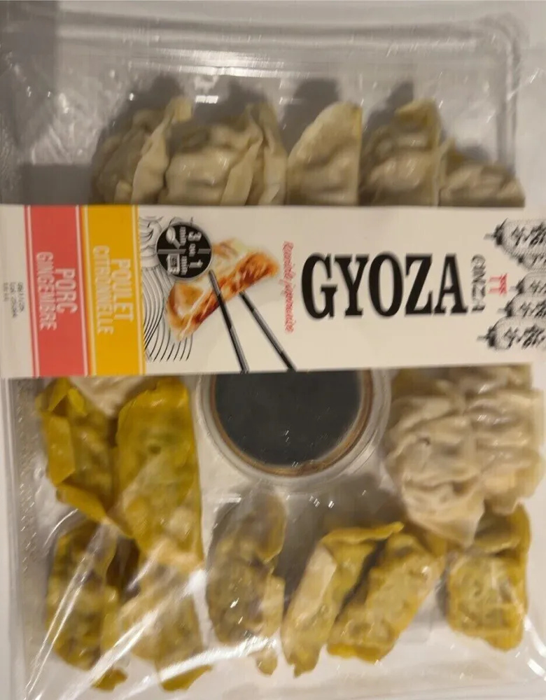 Gyoza Poulet Citronnelle Porc Gingembre