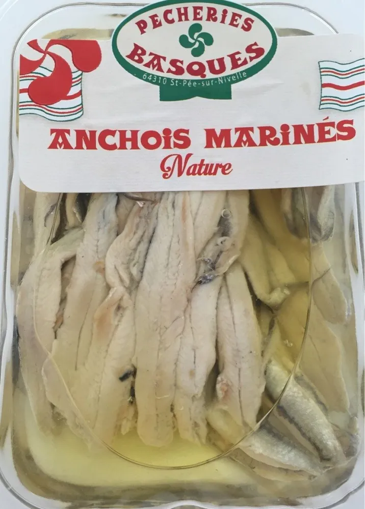 Filets d'anchois marinés nature
