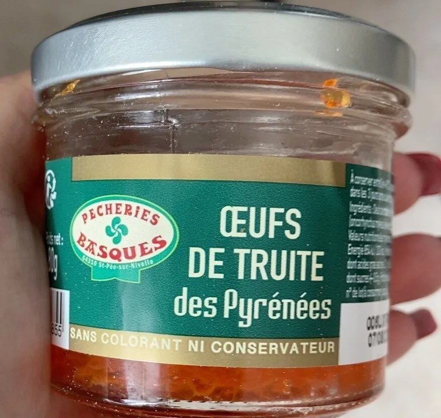Oeufs de truite des pyrenees