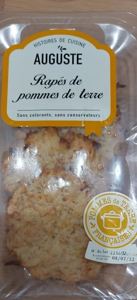Râpés de pommes de terre