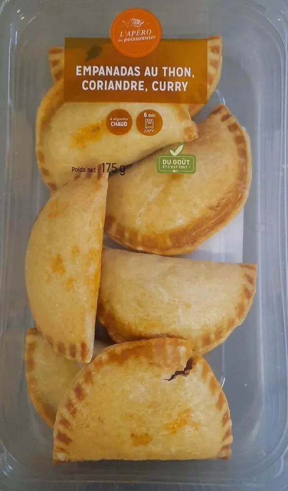 Empanadas au thon coriandre curry