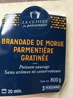 Brandade de morue parmentiere gratinee