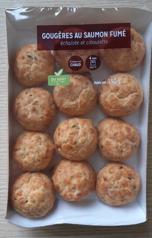 Gougères au saumon fumé