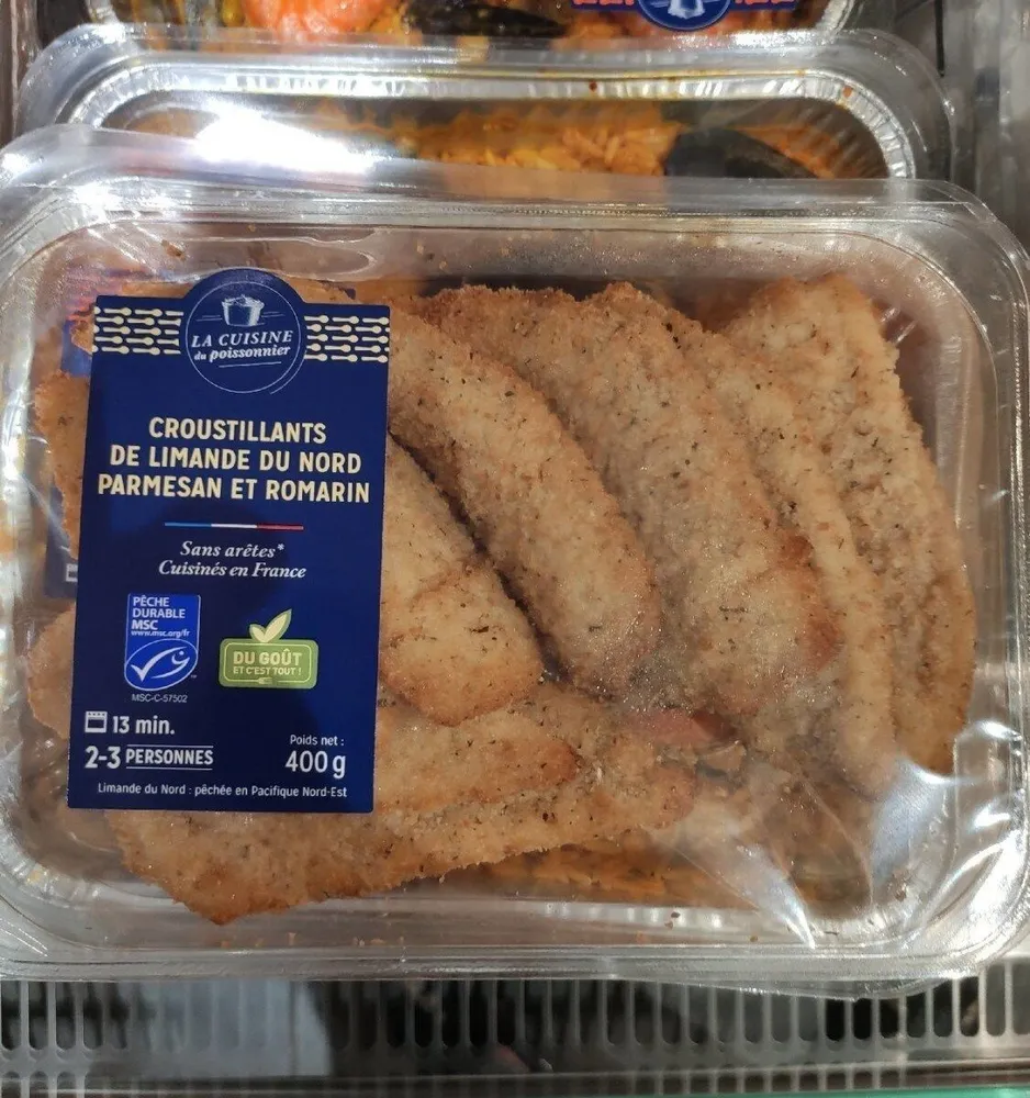 Croustillants de Limande du Nord - Parmesan et Romarin