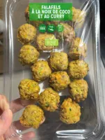 Falafels à la noix de coco et au curry