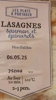 LASAGNES saumon et épinards