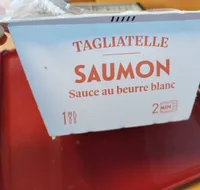 Tagliatelle sauce crème saumon