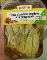 Filets d'anchois marinés à la Provençale