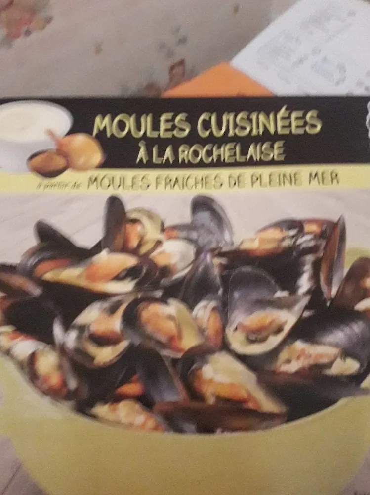 Moules cuisinées à la rochelaise