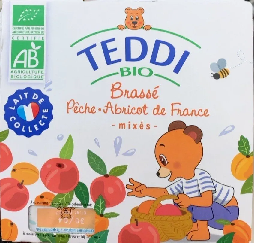 Brassé pêche abricot de feance micés