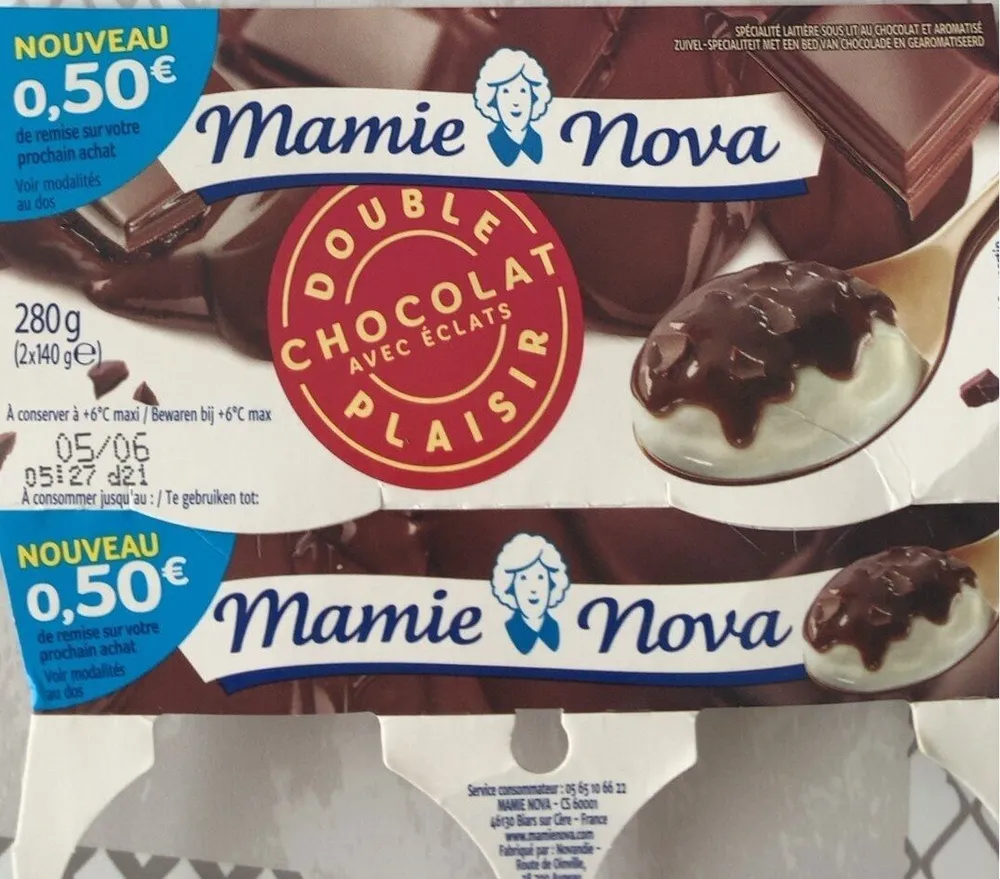 Double plaisir - chocolat avec éclat