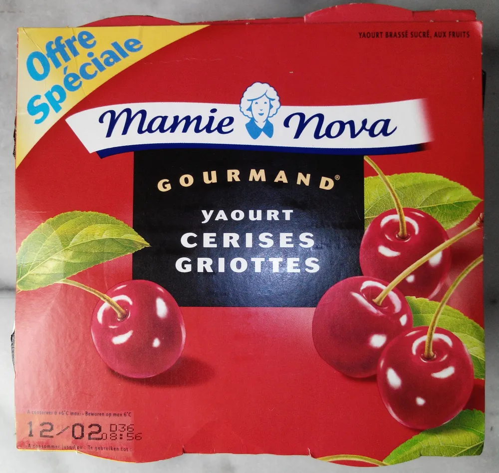 Yaourt Gourmand Cerises Griottes