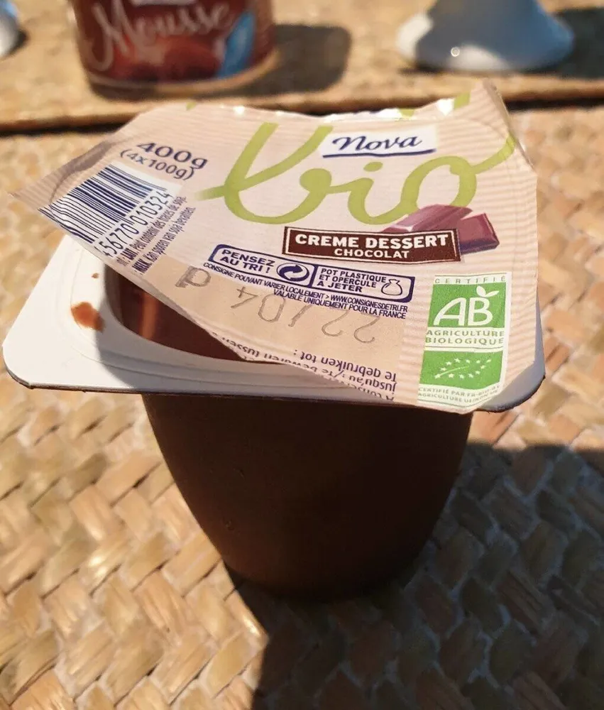 Crème dessert chocolat