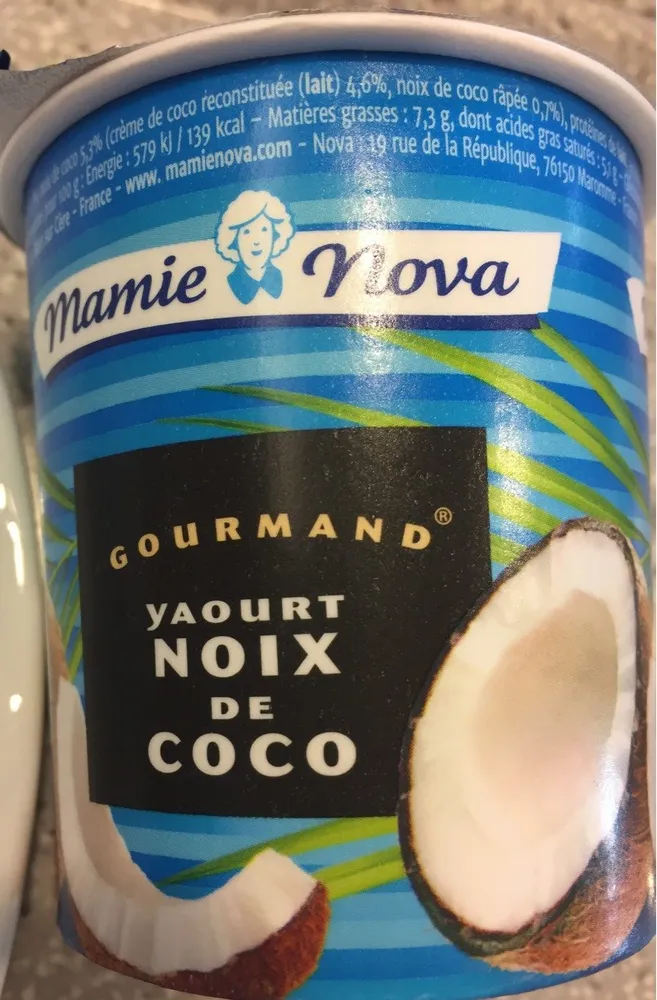 Yaourt Gourmand à La Noix De Coco