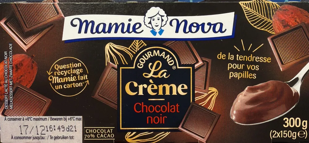 La Crème Chocolat Noir