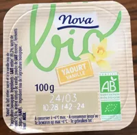 Yaourt Biologique Sucré Aromatisé à La Vanille