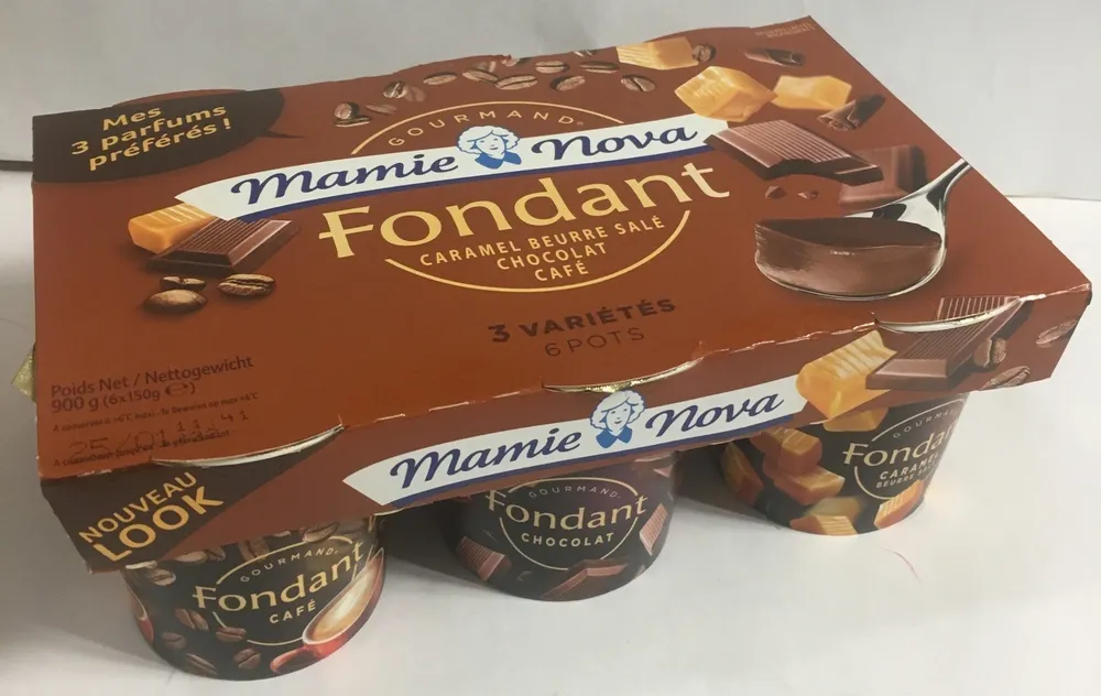 Gourmand fondant chocolat / café / caramel beurre salé