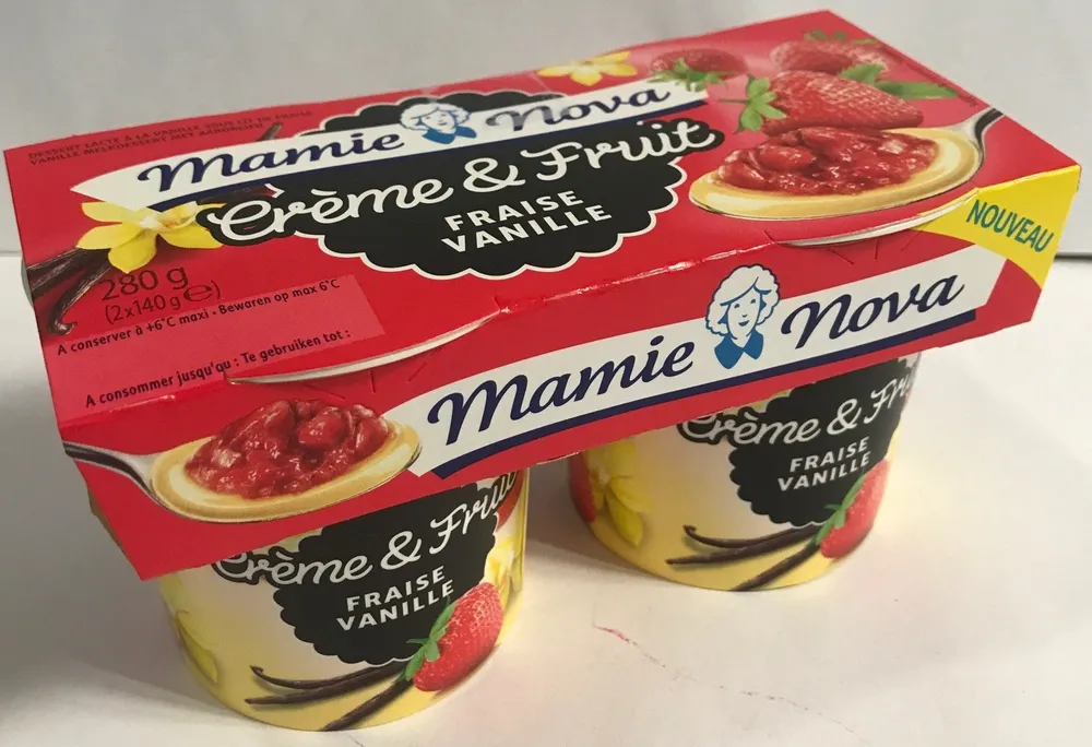 Creme de fruit fraise🍓 vanille