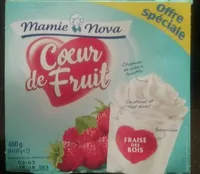 Coeur de fruit fraise des bois