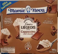 Coeur de liégeois Cappuccino coeur chocolat