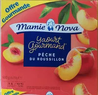 Yaourt Gourmand Pêche du Roussillon 4 x 150 g