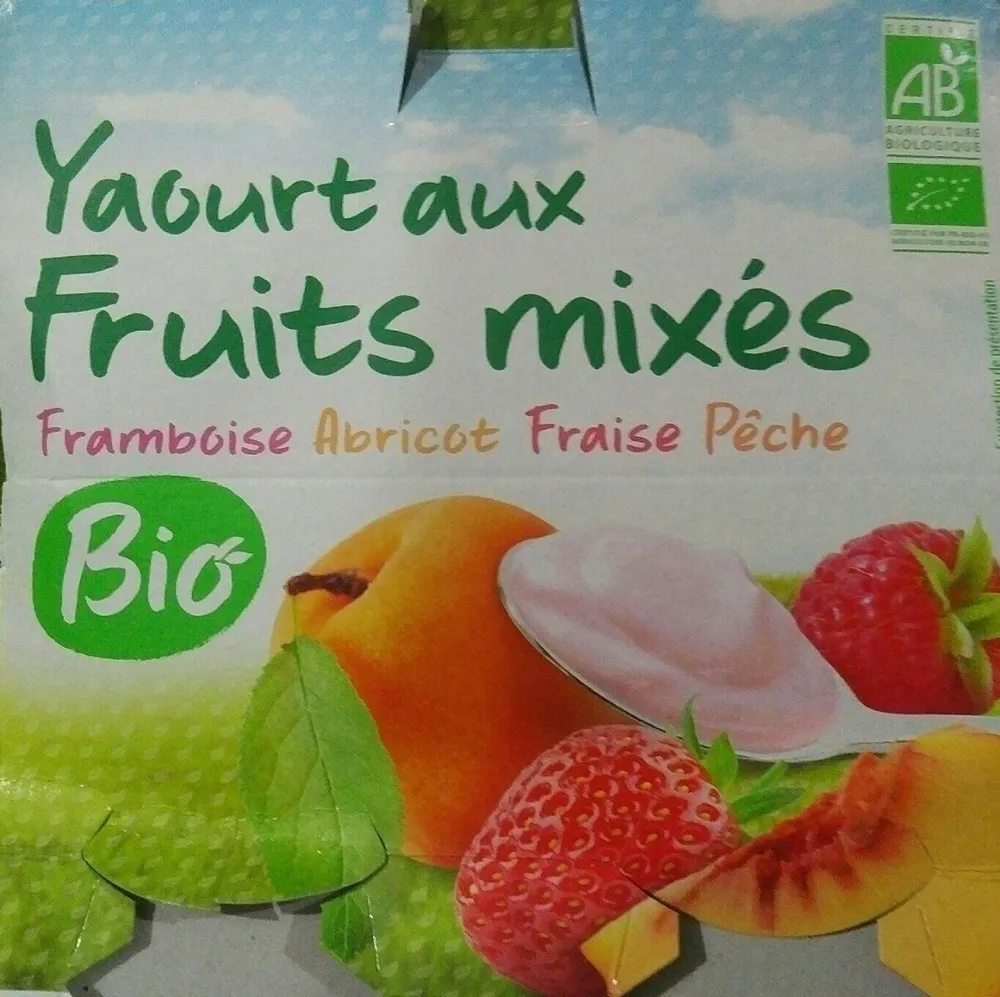 Yaourt aux fruits mixés Bio