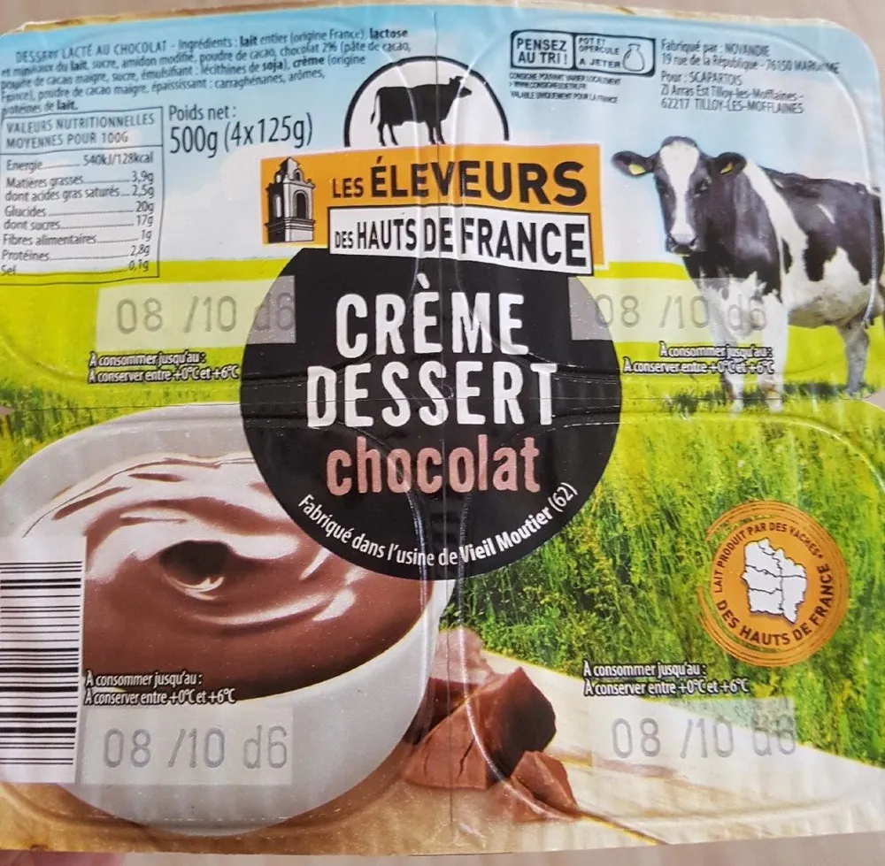 Crème dessert chocolat